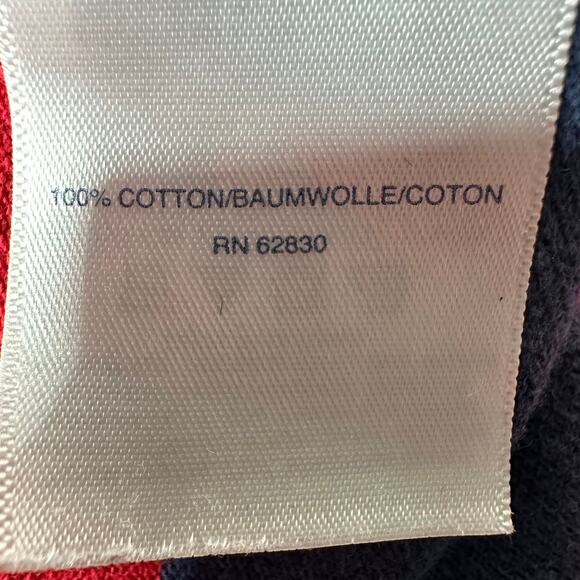 Lands End Mens Polo Tailored Fit Size L Rugby Golf Athletic Vintage - Picture 4 of 11